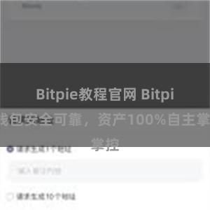 Bitpie教程官网 Bitpie钱包安全可靠，资产100%自主掌控